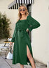 Vestido bohemio francés elegante e informal para primavera y verano de Olivia